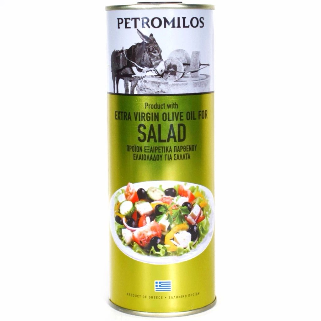 Масло Оливковое Для Греческого Салата Petromiloc ж/б 0,5л Италия