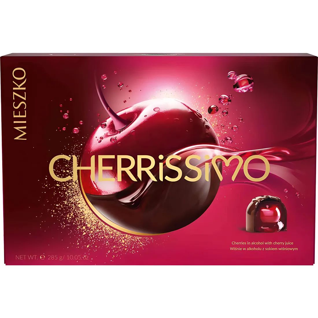 Набор Конфет CHERRISSIMO CLASSIC Вишня в Алкоголе 285гр Польша