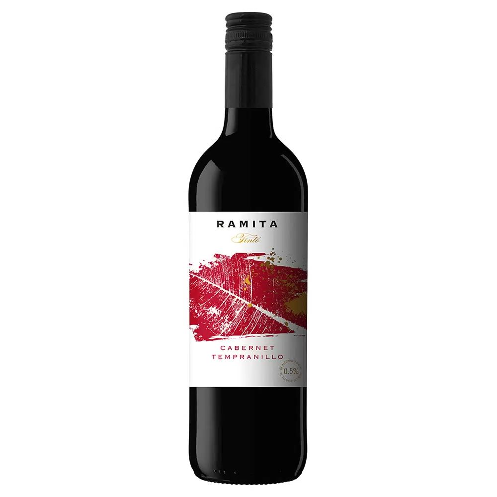 Вино Безалкогольное Ramita Cabernet Tempranillo 0,5% красное 0,75л Испания