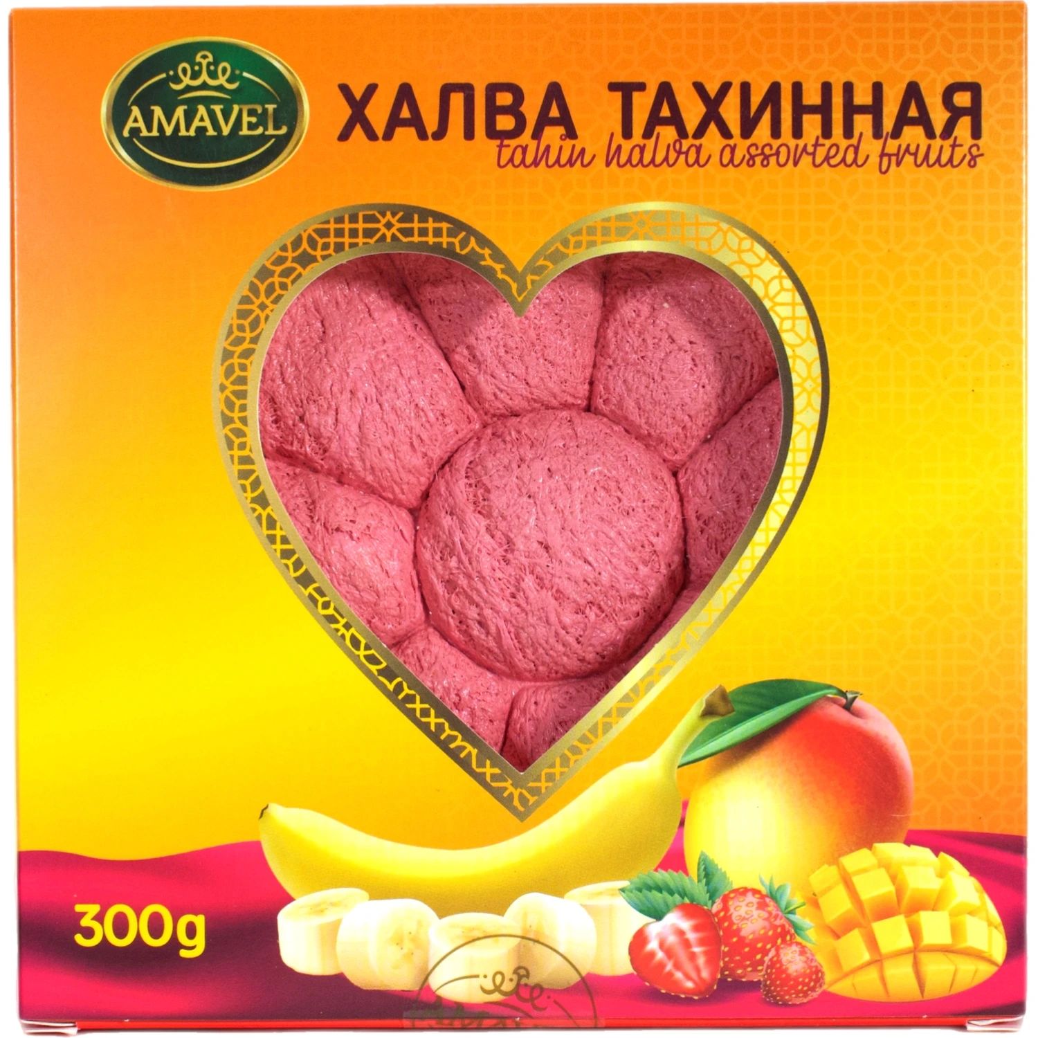 Халва тахинная Клубника 300гр Россия