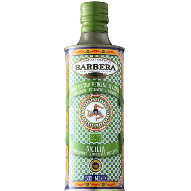 Масло Оливковое Barbera Extra Virgin oil Sicilia Bio 500мл Италия