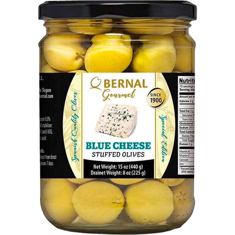 Оливки Фаршированные Сыром Bernal 436гр Испания