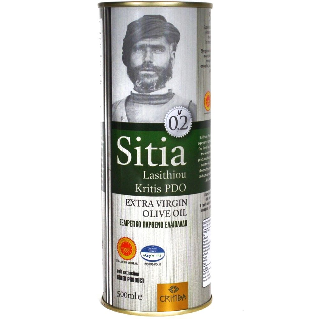 Масло Оливковое Sitia Grandfather ж/б 0,2% 500мл Греция