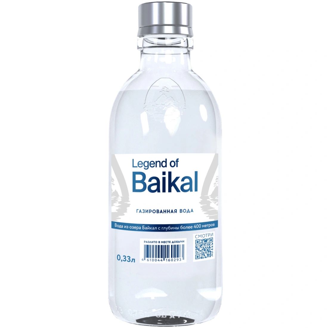Вода Legend of Baikal Газированная 0,33л ст/б