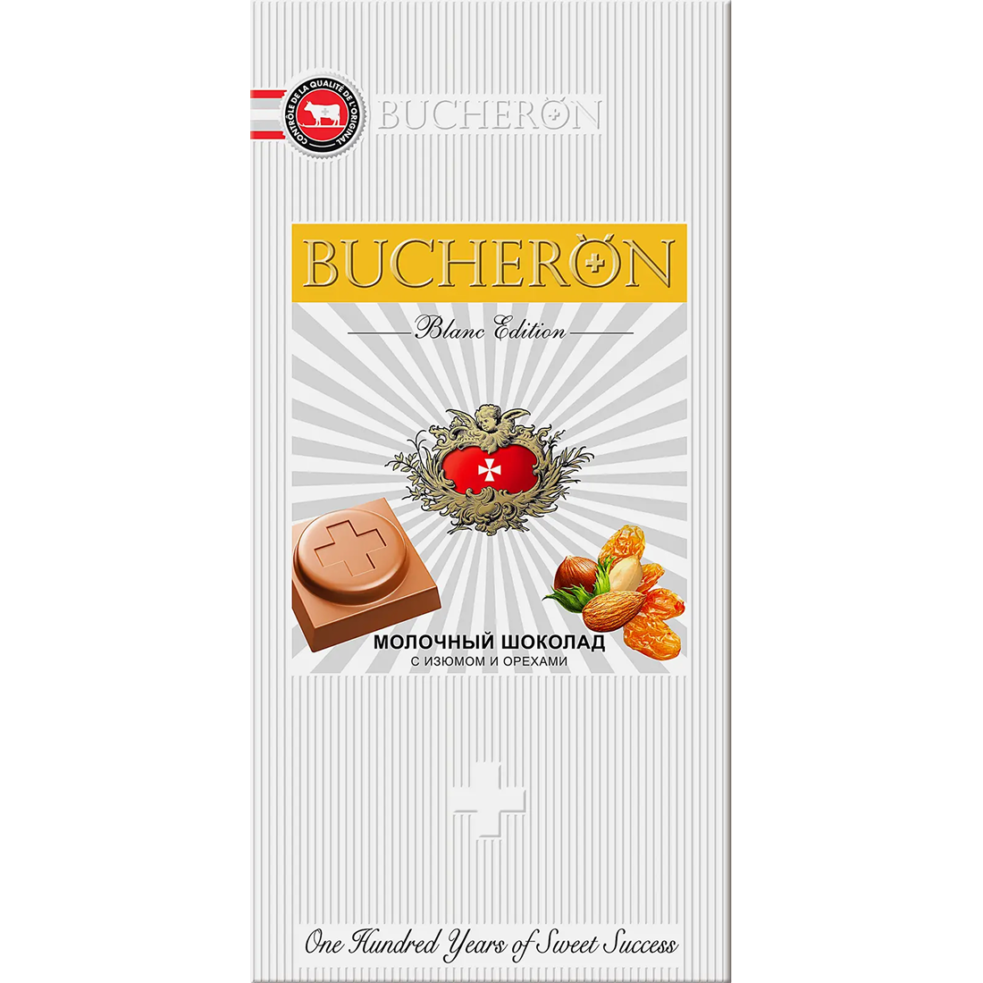 Шоколад Молочный с Изюмом и Орехами Bucheron 85гр Ярославль