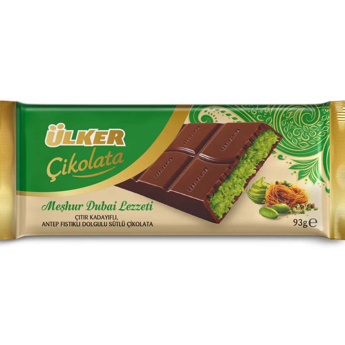 Шоколад Дубайский Ulker Cikotota 93гр