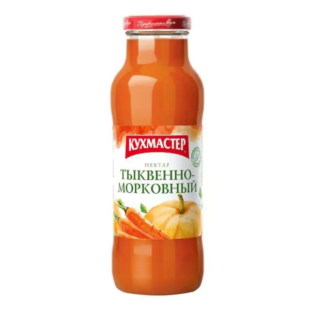 Сок Тыквенно-Морковный Нектар Кухмастер 0,68л Россия
