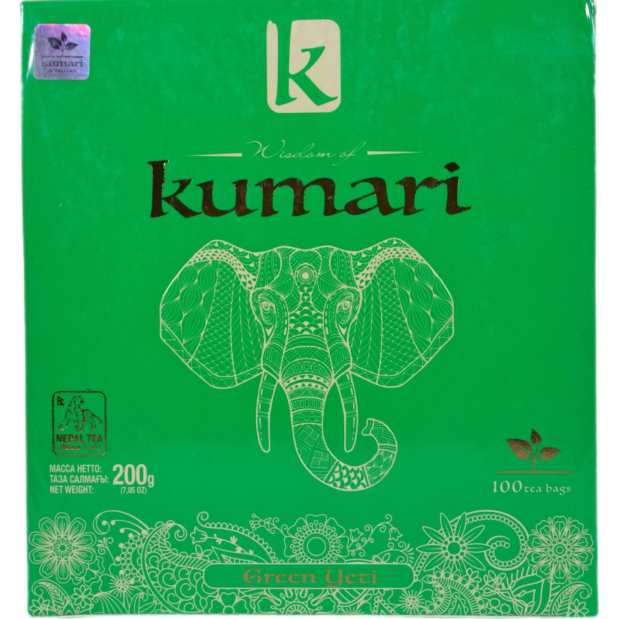 Чай Зеленый Kumari 100*2гр Непал