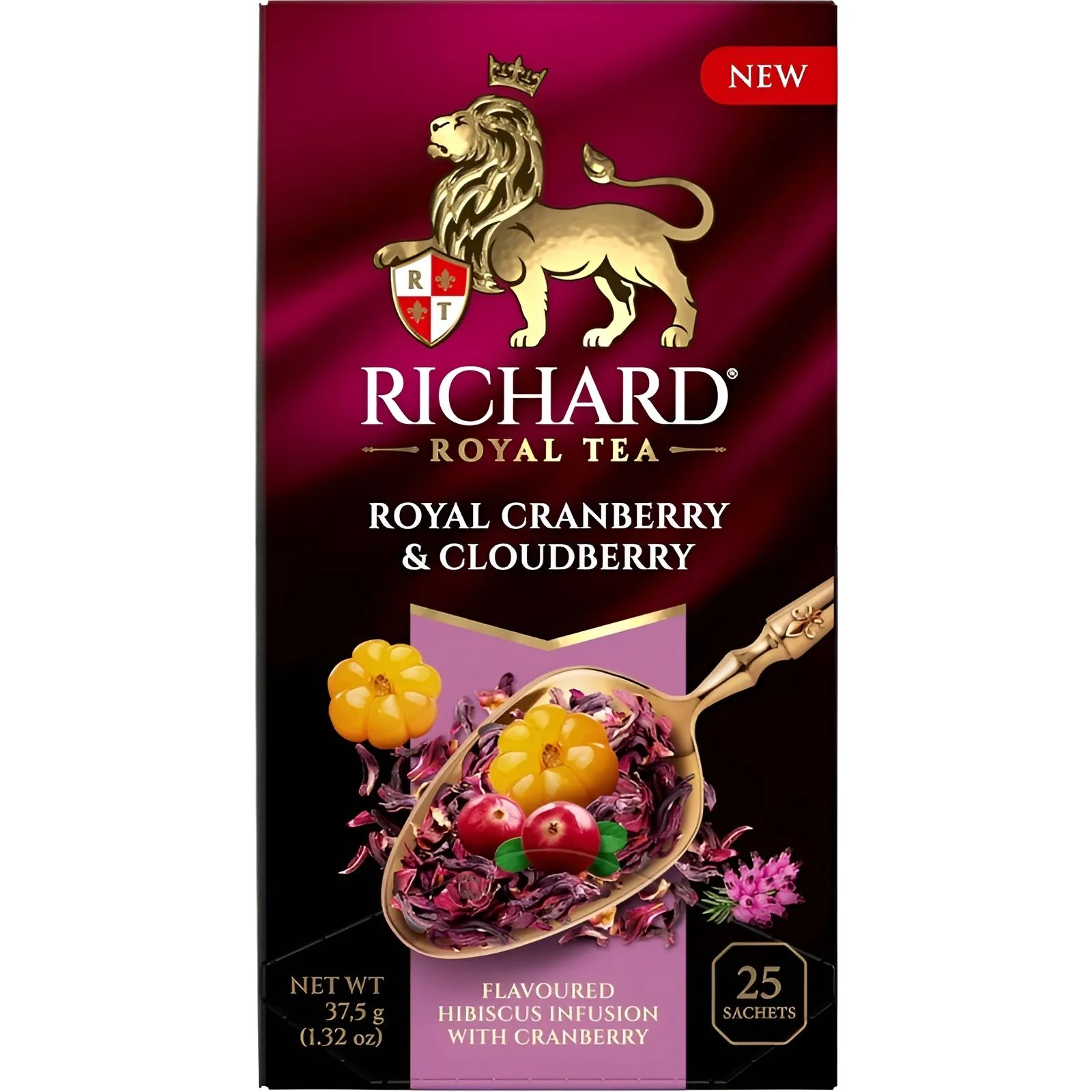 Чай Черный Royal Cranberry Richard 25*1,5гр Россия