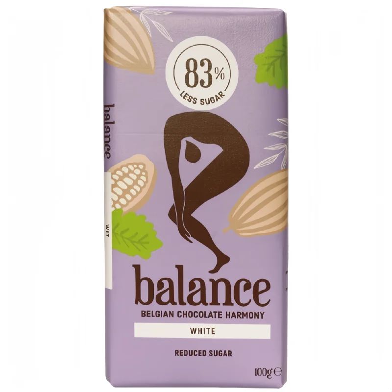 Шоколад Белый без Сахара Balance 100гр Бельгия