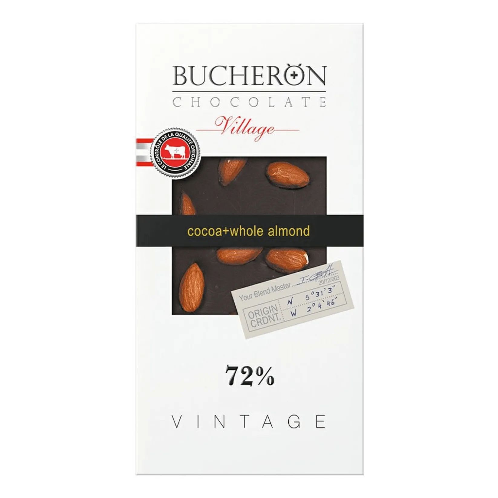 Шоколад Горький с Миндалем Bucheron Village 100гр Ярославль