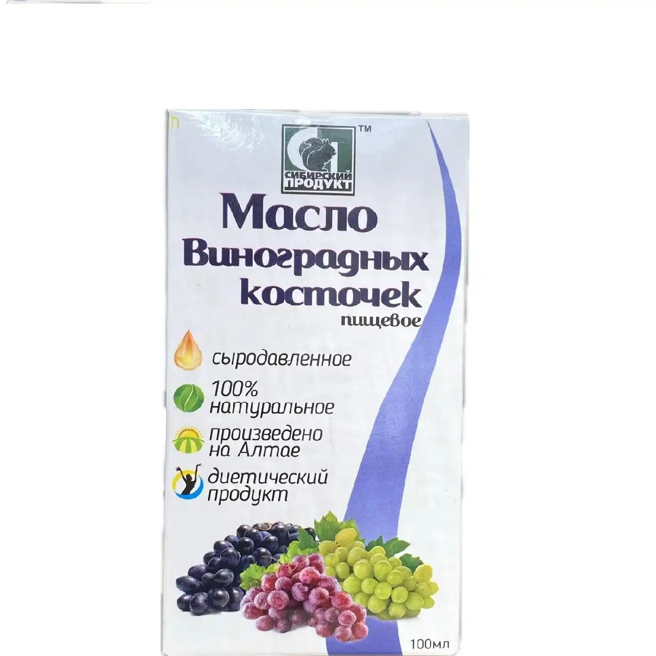 Масло Виноградных Косточек холодный отжим 100мл Алтай