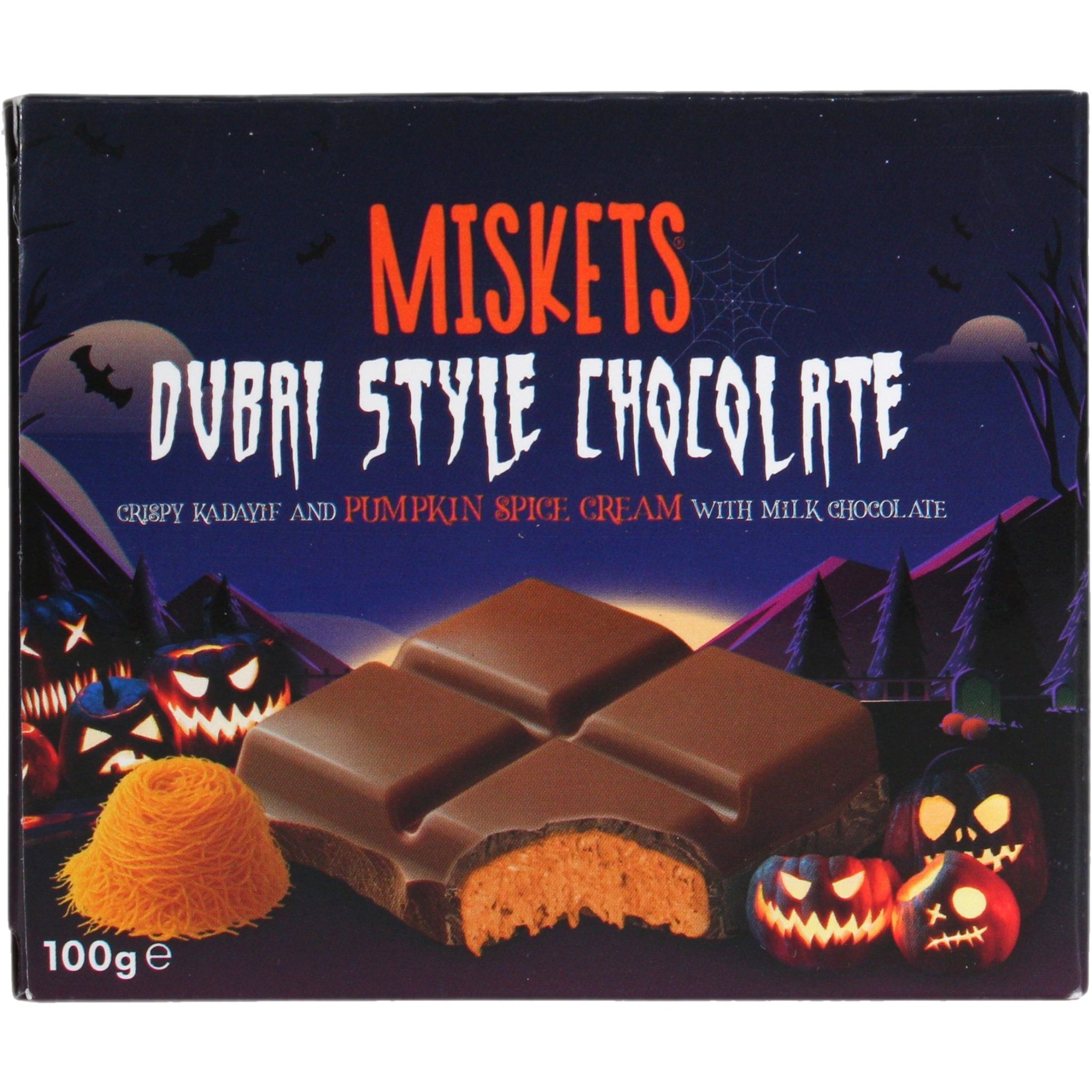 Шоколад Дубайский молочный Miskets DUBRI STYLE 100гр