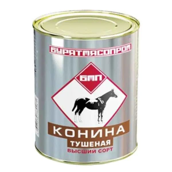 КОНИНА тушеная Гост Бурятмясопром 338гр Бурятия