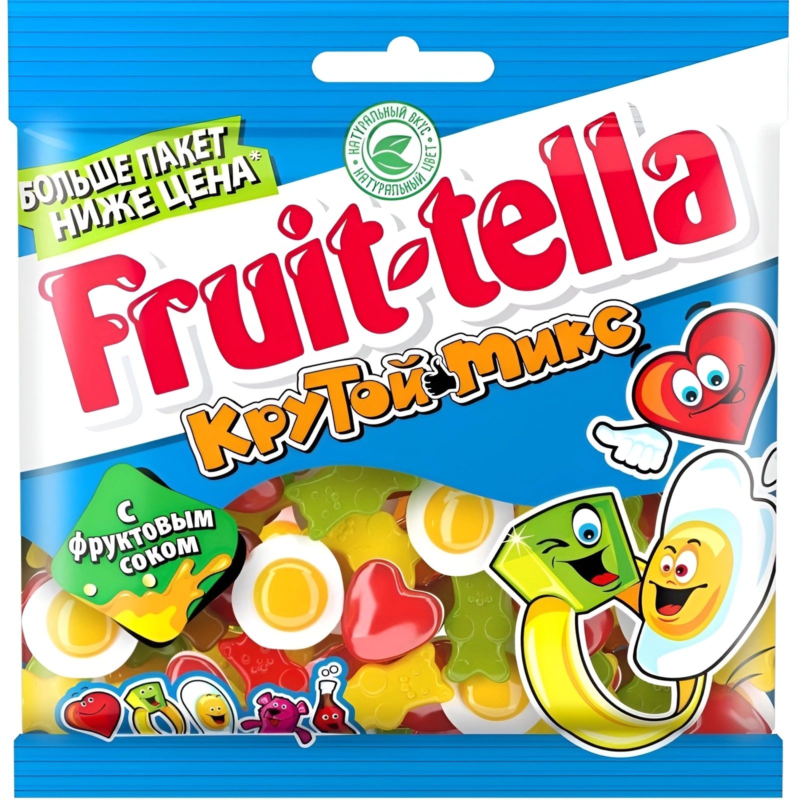 Мармелад жевательный Frut-tella Крутой микс 150гр Россия