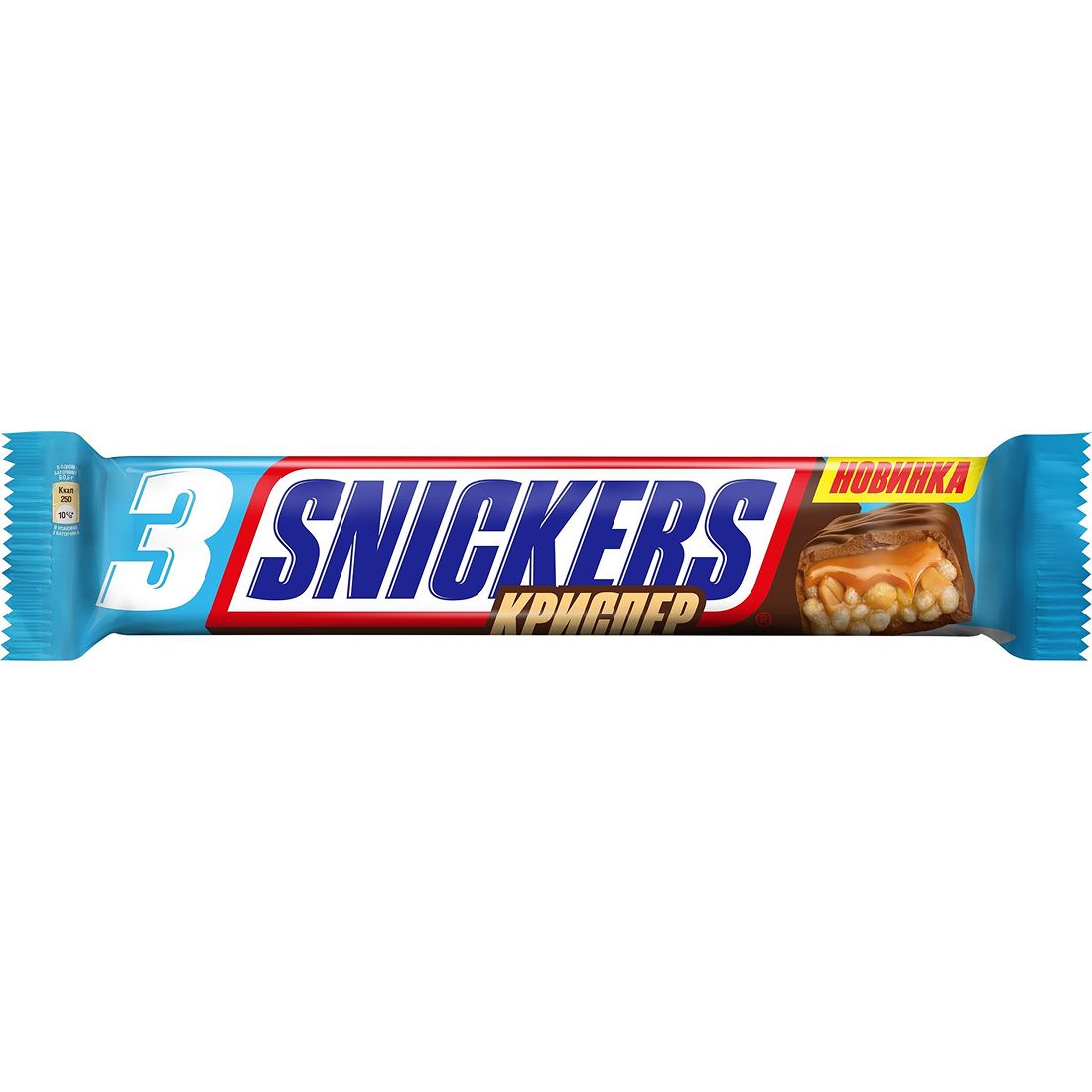 Батончик Шоколадный Snickers Криспер 60гр Россия