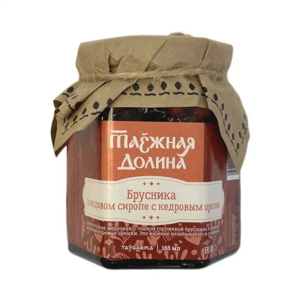 Брусника с Кедровым Орехом Taygarika 165мл Красноярск
