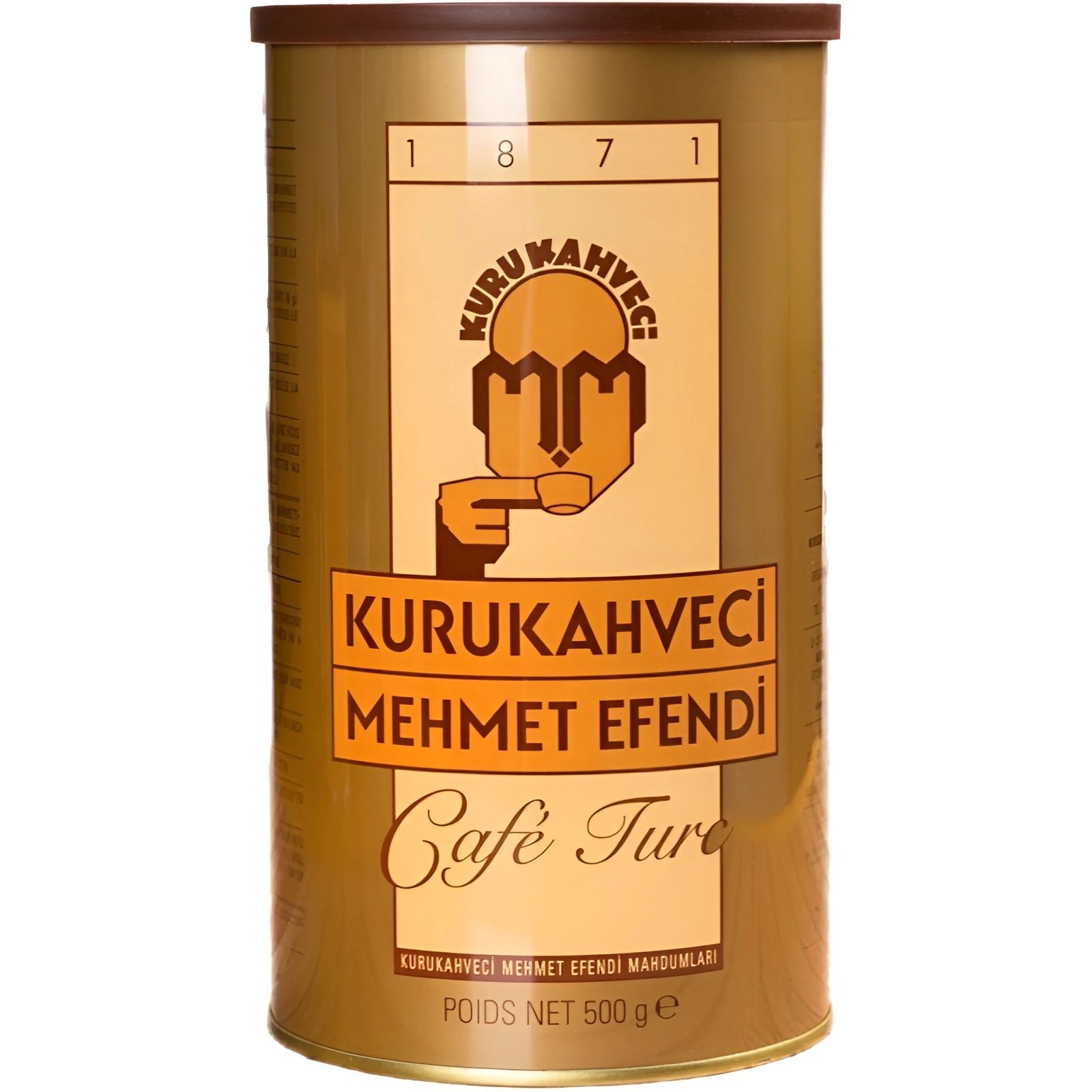 Кофе Молотый Kurukahveci Mehmet Efendi ж/б 500гр Турция