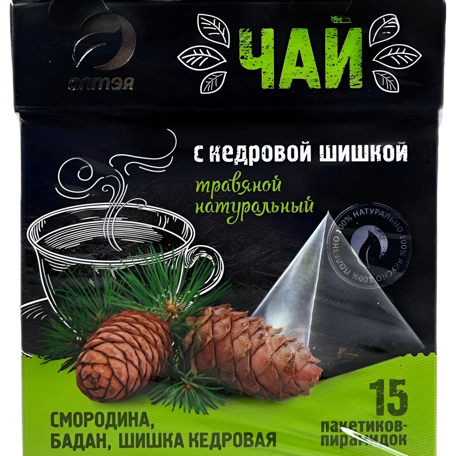 Чай Травяной с Кедровой Шишкой Алтэя 15*2,5гр Алтай