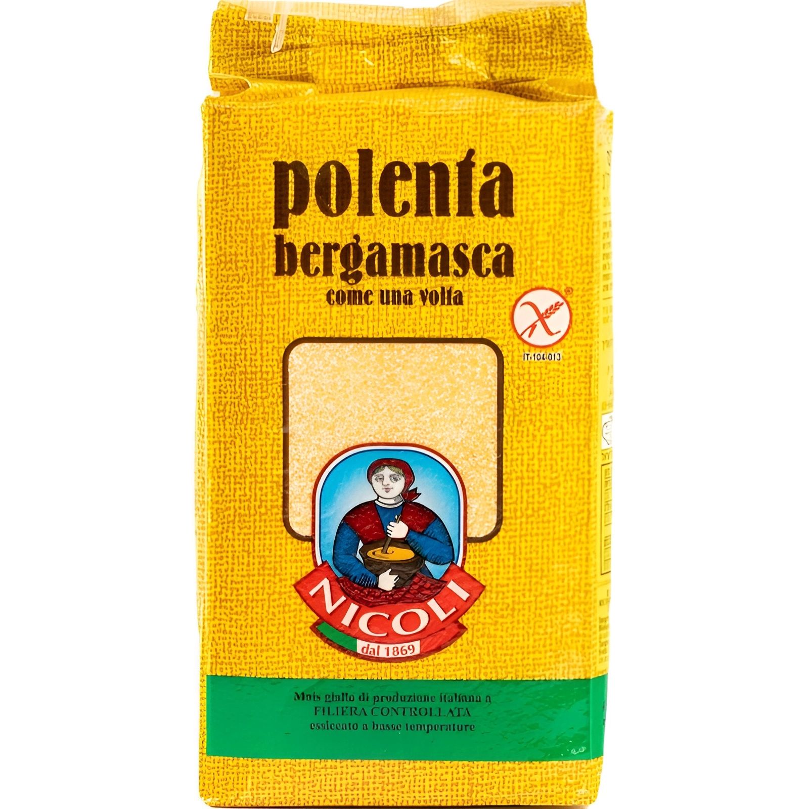 Мука кукурузная MOLINO NICOLI Полента Bergamasca 1кг Италия