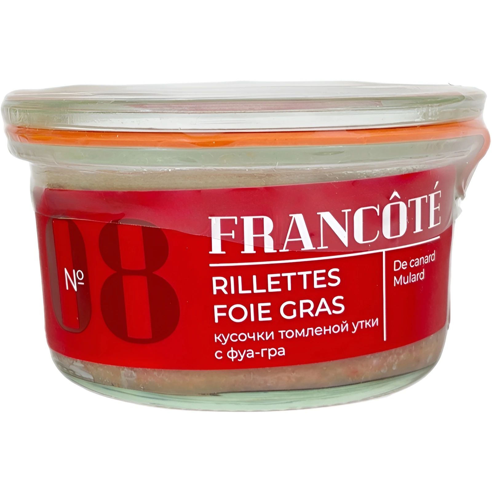 Рийет Утиный с Фуа-Гра Francote 120г Беларусь
