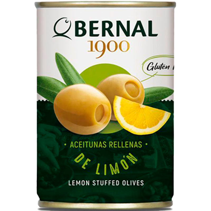 Оливки Фаршированные Лимоном Bernal ж/б 292гр Испания