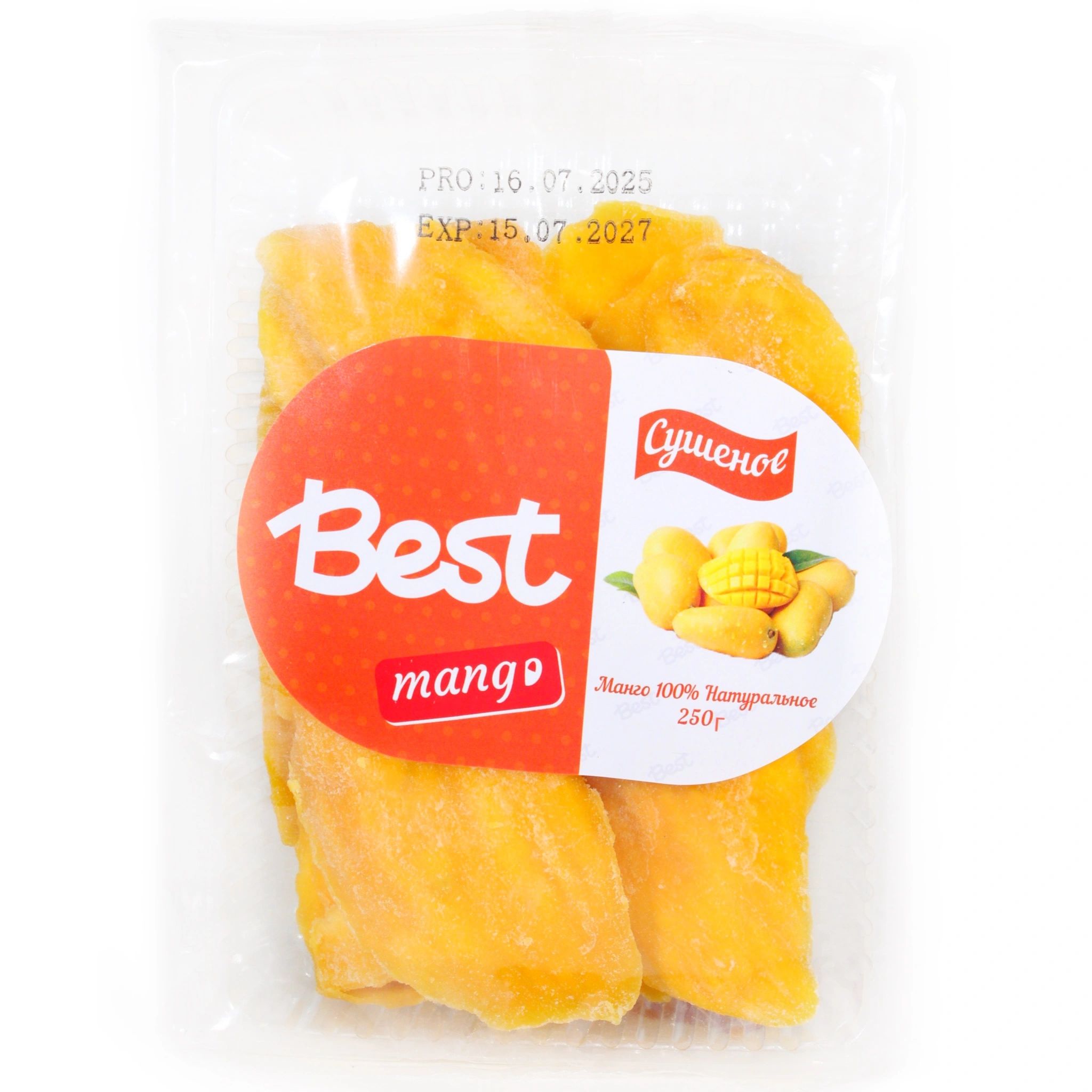 Манго BEST сушеное 250гр Вьетнам