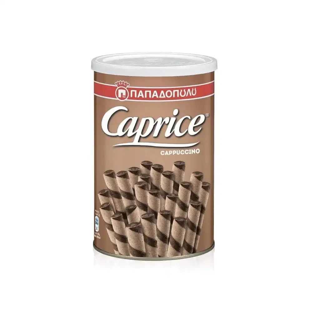 Вафли Caprice с кремом капучино 250гр Греция