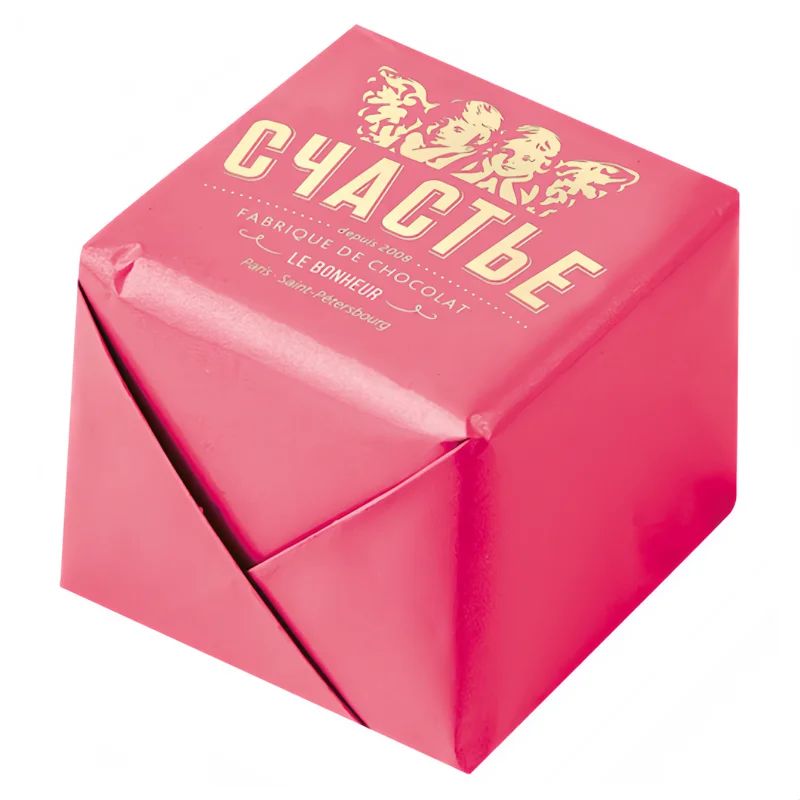 Конфета СЧАСТЬЕ Пралине Горький Шоколад с Ягодами Годжи 50гр Санкт-Петербург