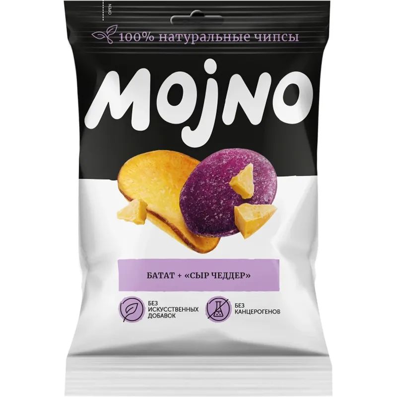 Чипсы Батат с Cыром Чеддер Mojno 75гр Россия