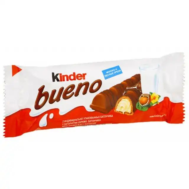 Батончик вафельный Kinder Bueno 43гр