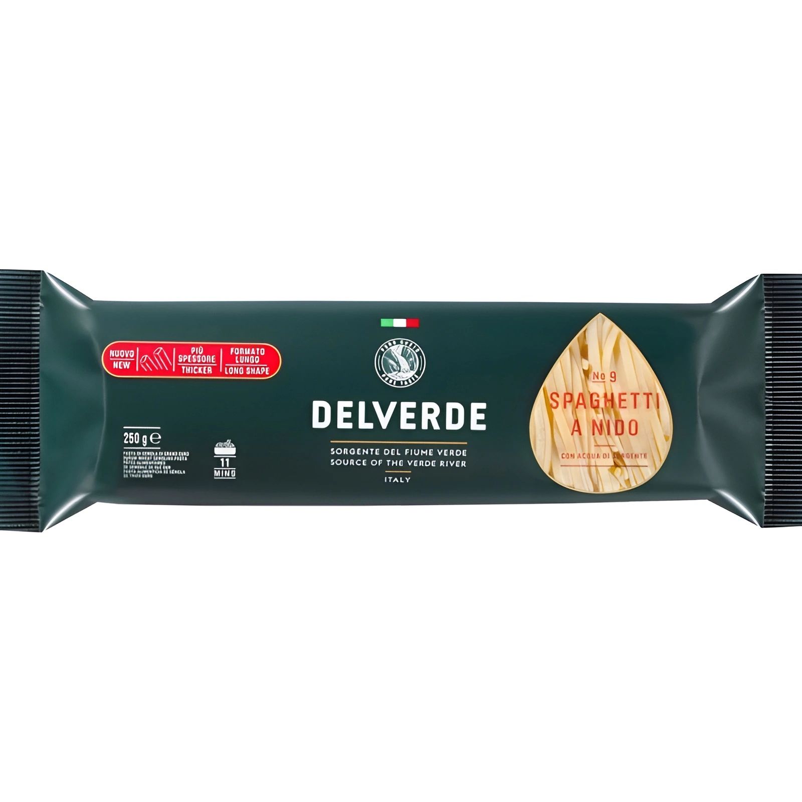 Паста DELVERDE №9 Гнезда Спагетти 250гр Италия