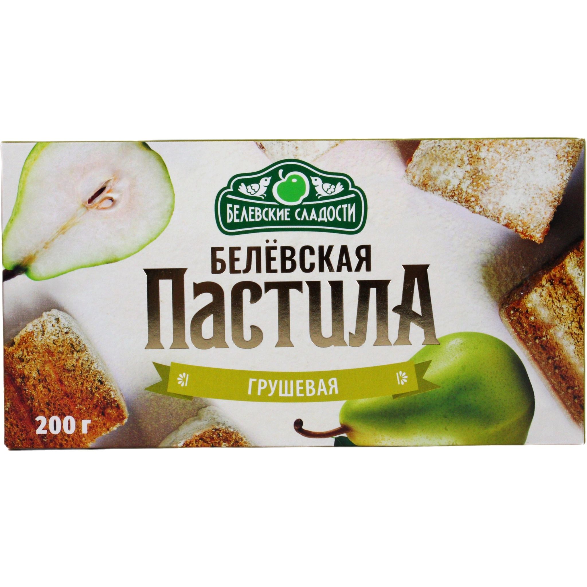 Пастила Белевская Грушевая 200гр Тула