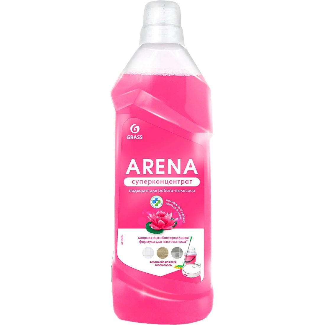 Средство для Пола Arena с Полирующим Эффектом Лотос 1л Grass