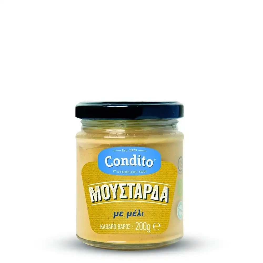 Горчица c медом Condito 200гр Греция