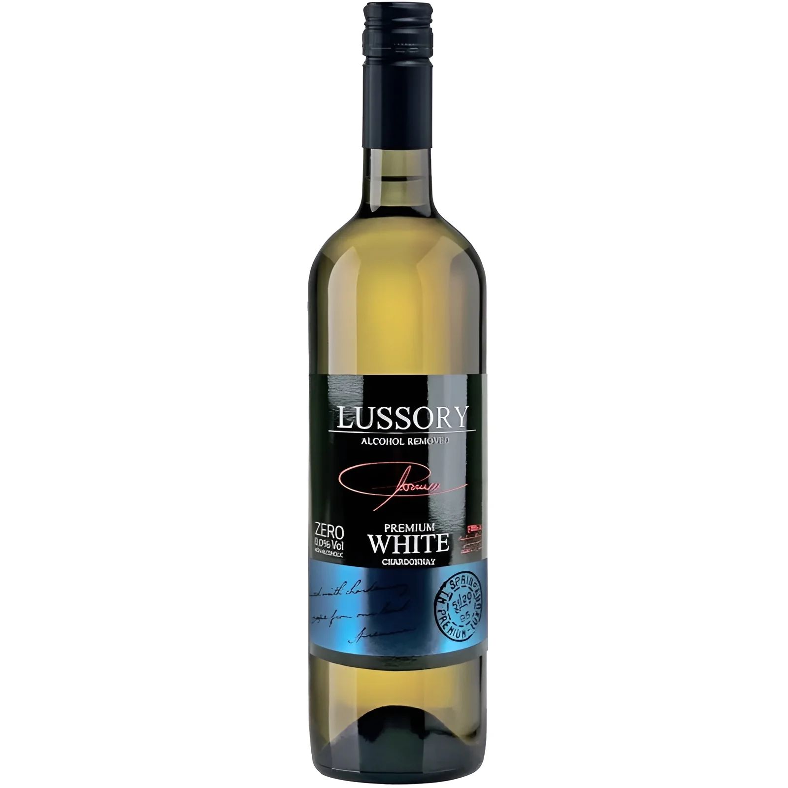 Вино Безалкогольное Lussory Premium White Chardonnay белое 0,75л Испания