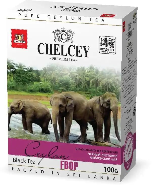 Чай Черный Chelcey FBOP Листовой 100гр Шри-Ланка