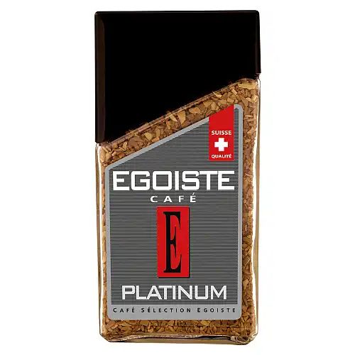 Кофе растворимый EGOISTE Platinum ст/б 100гр Швейцария