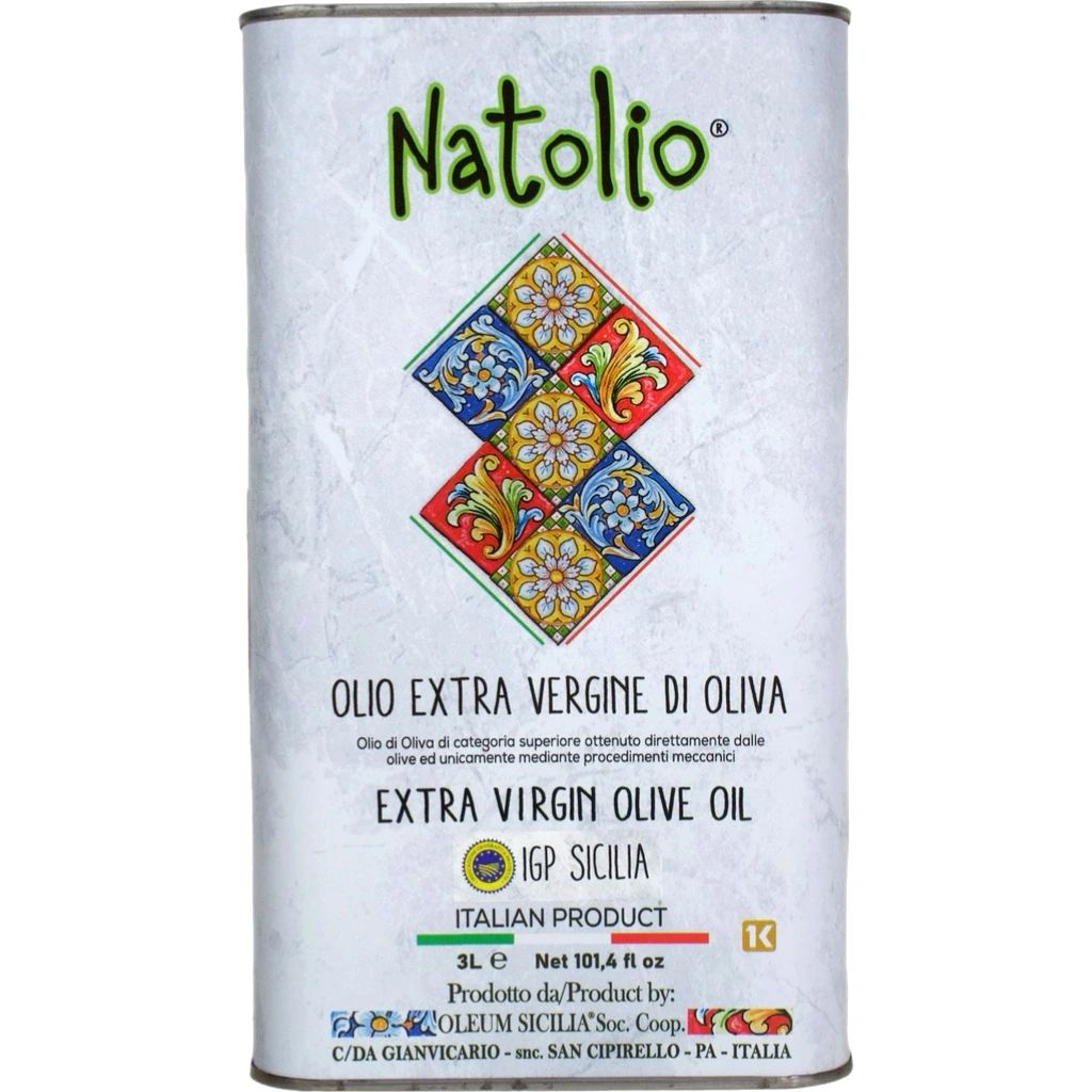 Масло Оливковое Natolio IGP Sicily 3л Италия