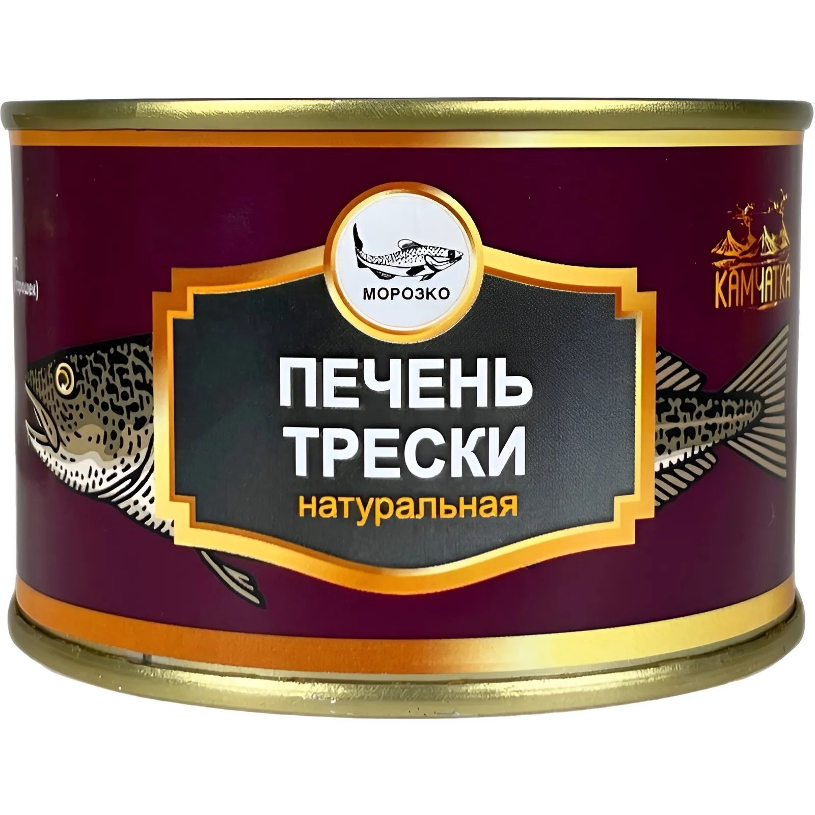 Печень трески натуральная 240гр Камчатка