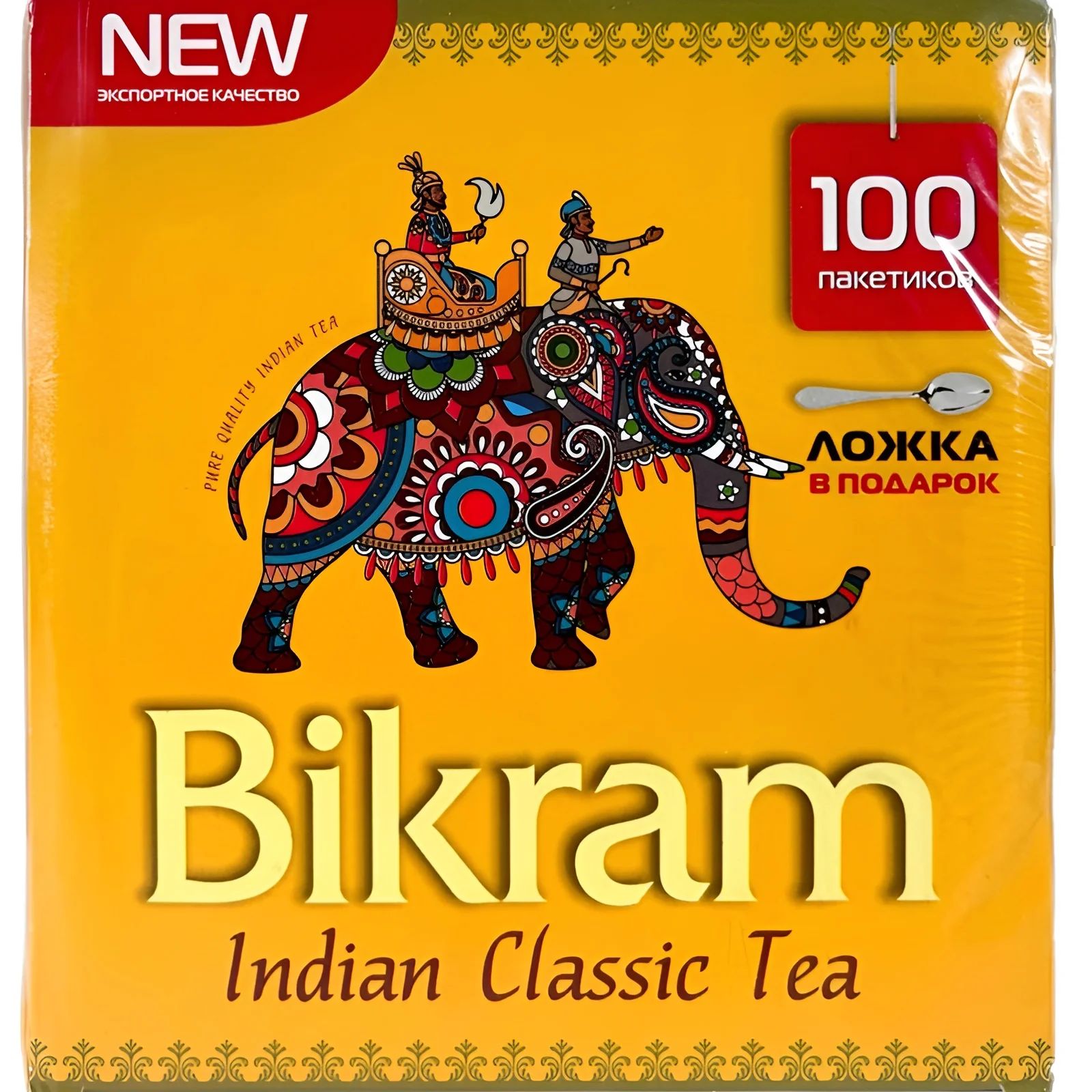 Чай Черный Bikram 2г*100пак Индия