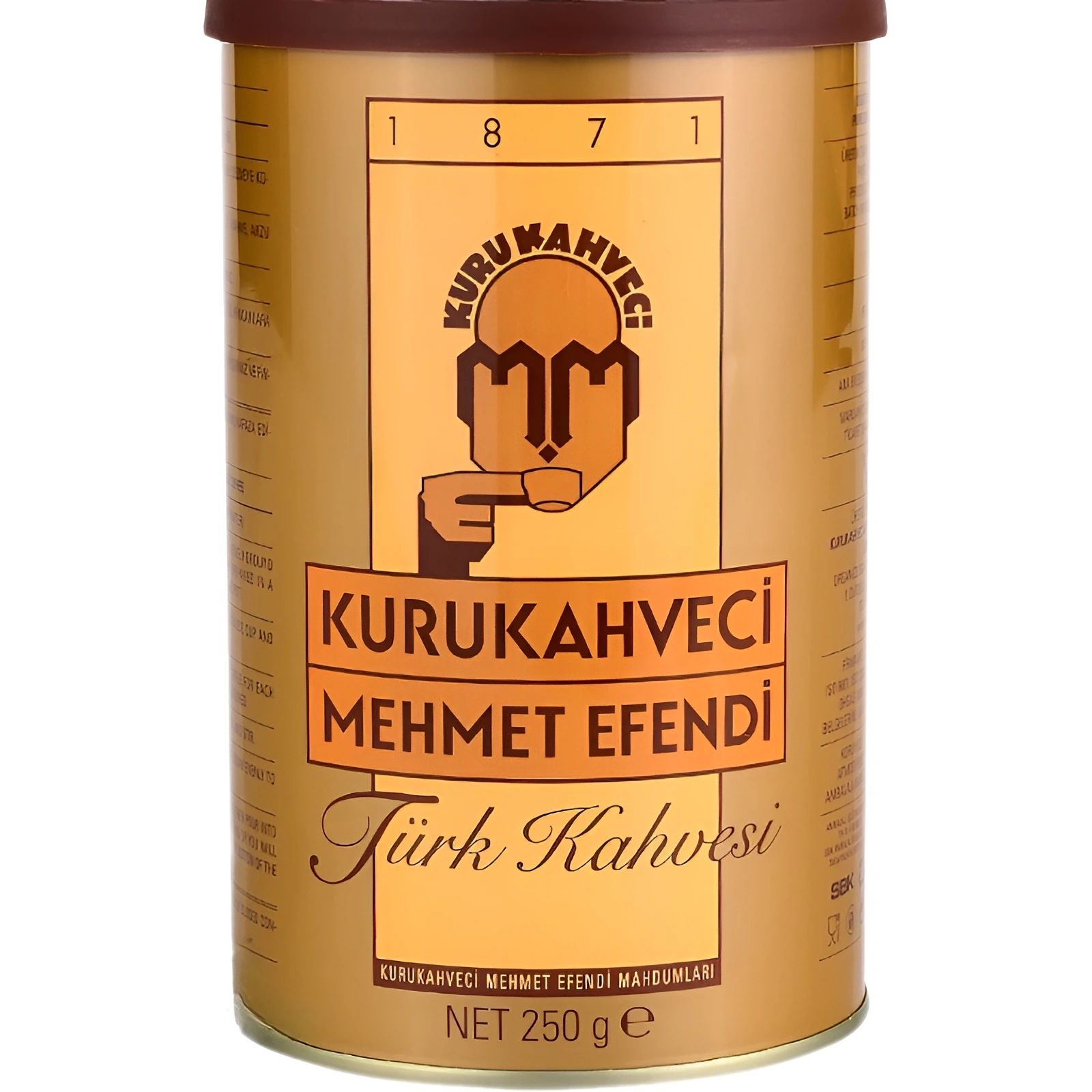 Кофе Молотый Kurukahveci Mehmet Efendi 250гр Турция