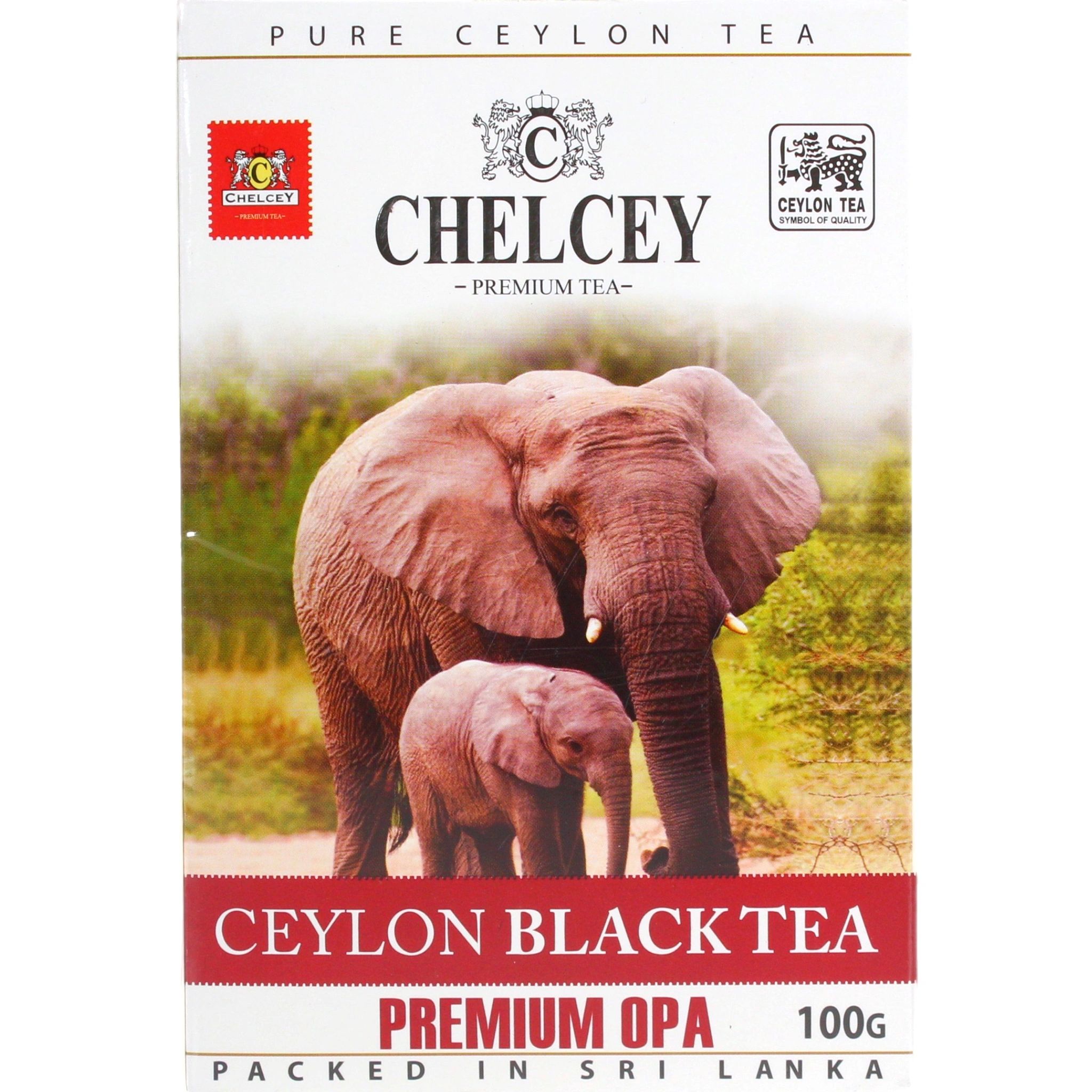 Чай Черный Chelcey Premium Opa Крупнолистовой 100гр Шри-Ланка