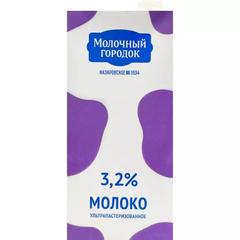 Молоко ультрапастеризованное 3,2% 1л Назарово