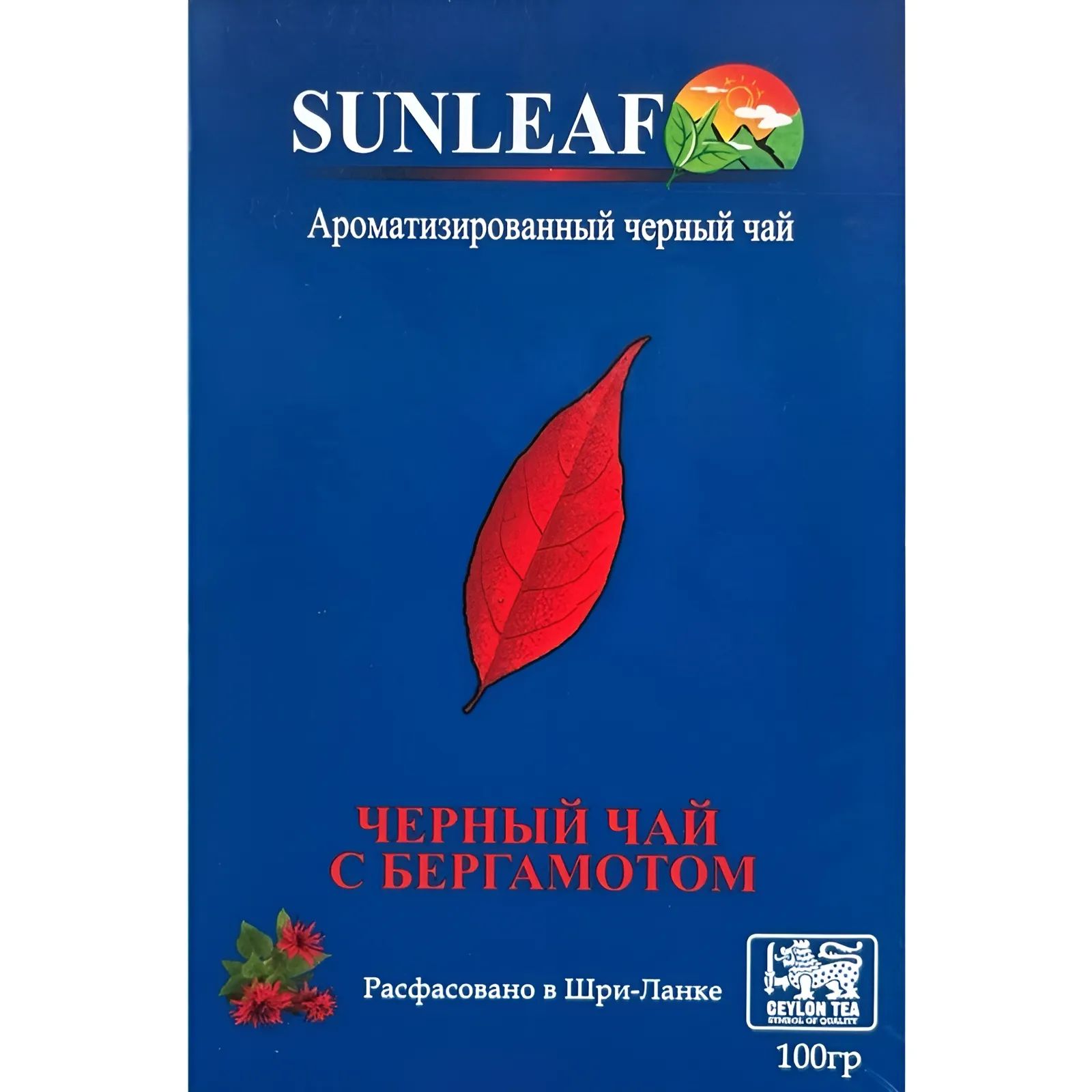Чай Черный Sunleaf с Бергамотом 100гр Шри-Ланка