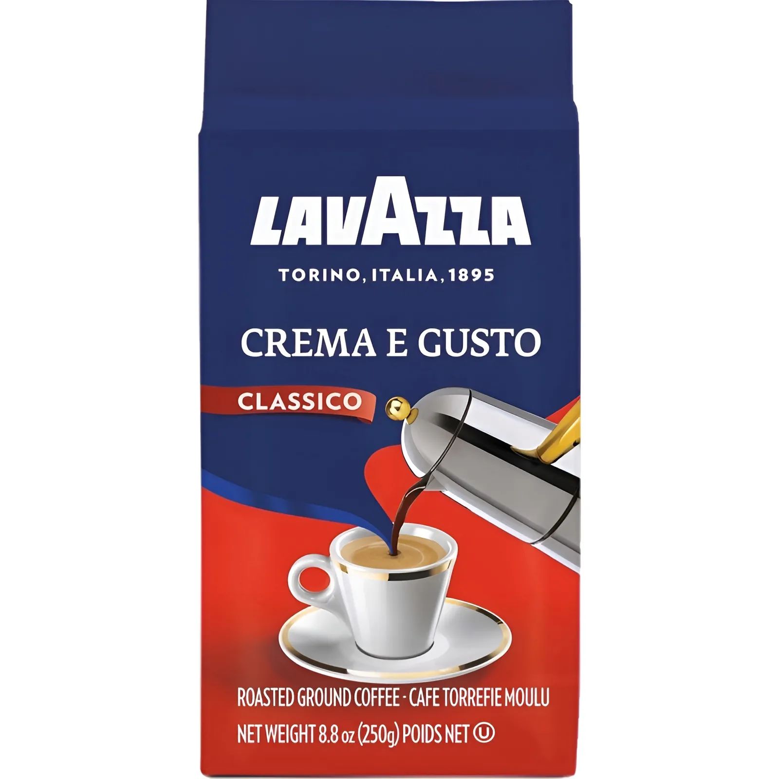 Кофе Молотый LAVAZZA Crema E Gusto 250гр Италия