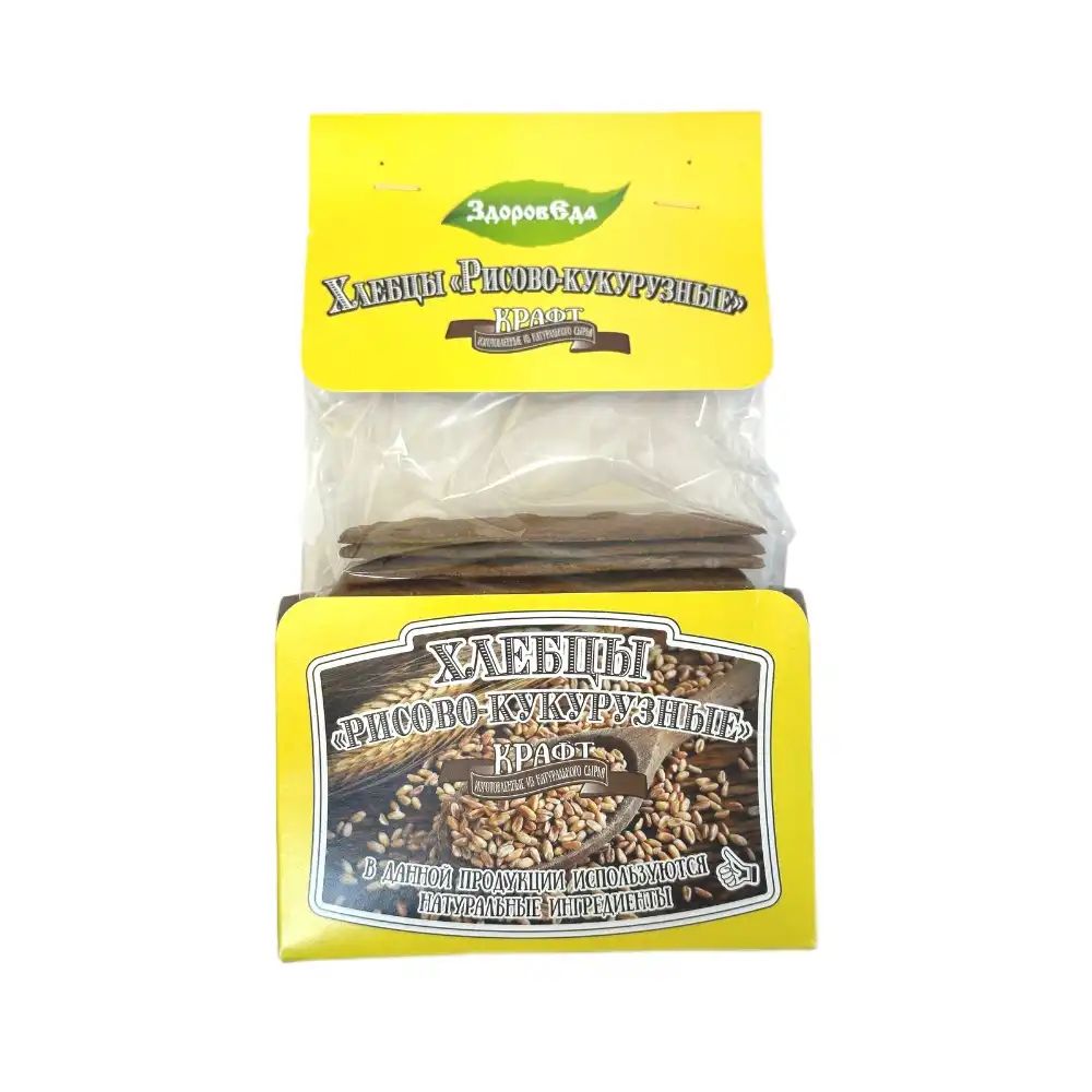 Хлебцы Рисово-Кукурузные 250гр.Красноярск