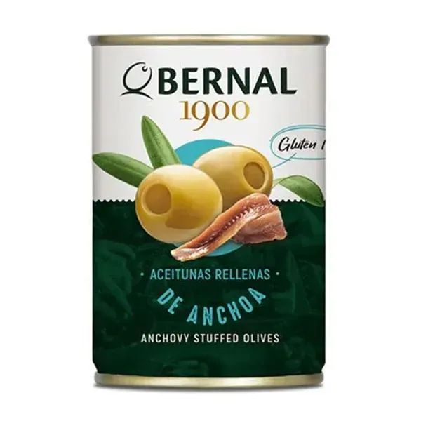 Оливки Фаршированные Анчоусом Bernal ж/б 292гр Испания