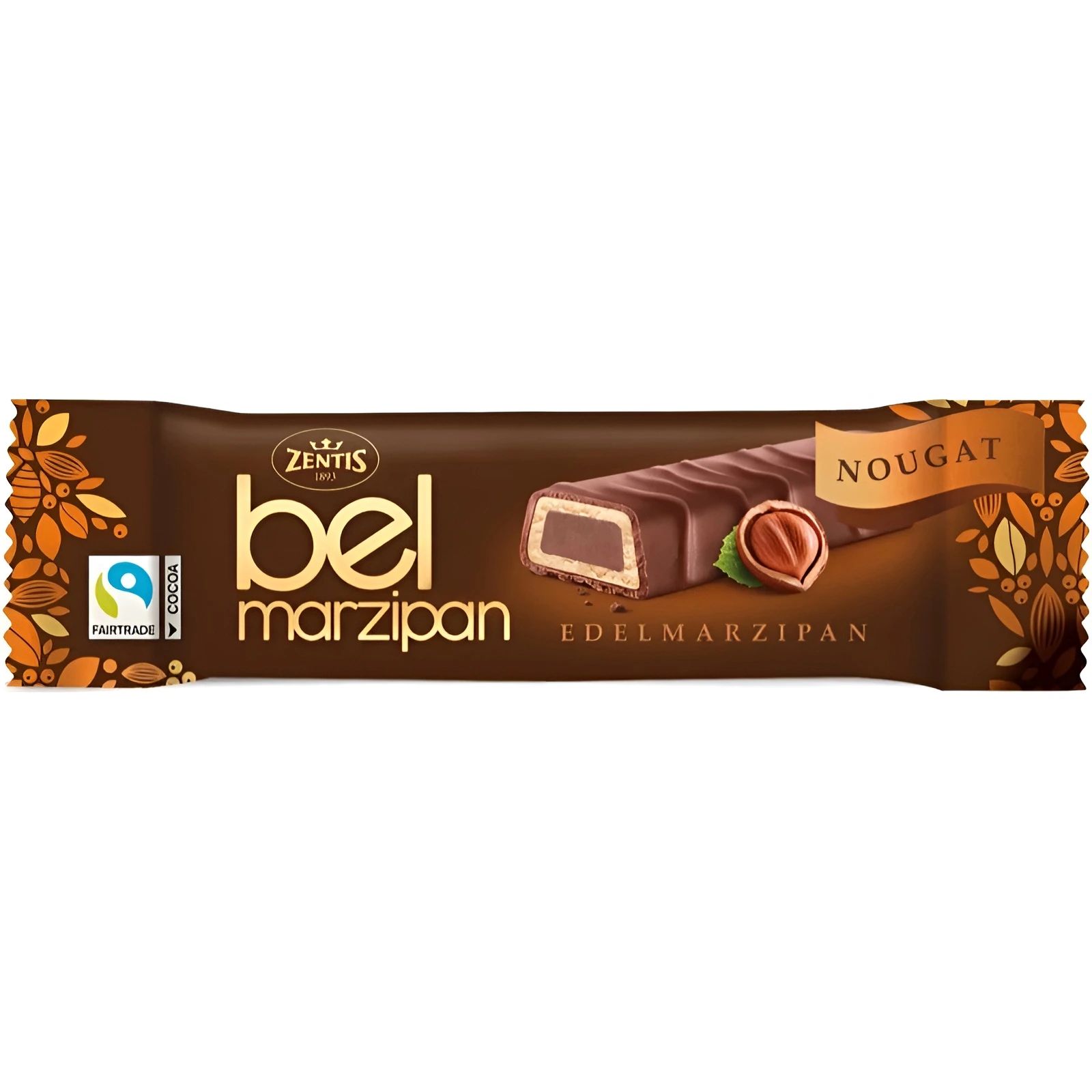 Марципановый Батончик Нуга Belmarzipan Zentis 40гр Германия