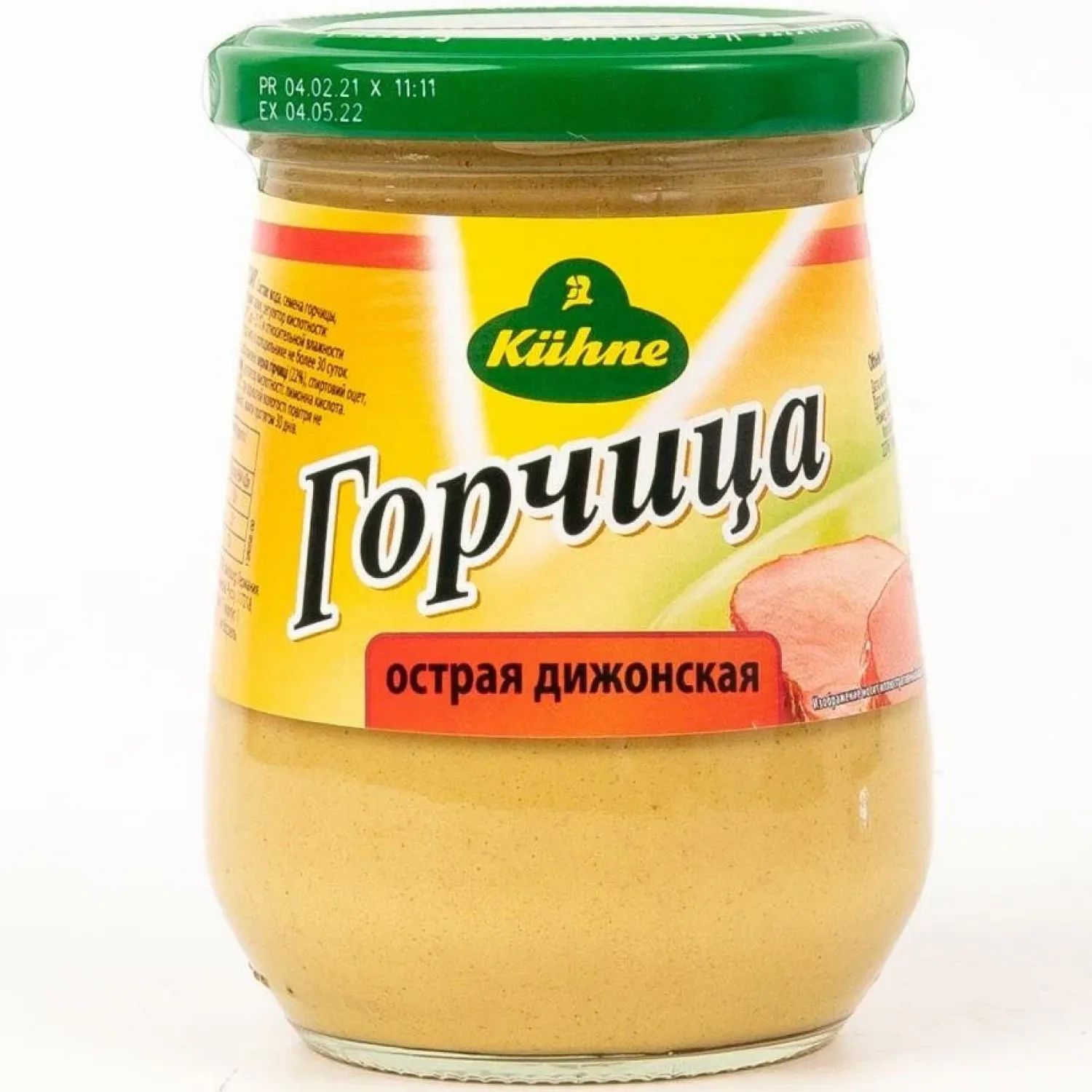 Горчица Острая Дижонская Kuhne 250мл Германия